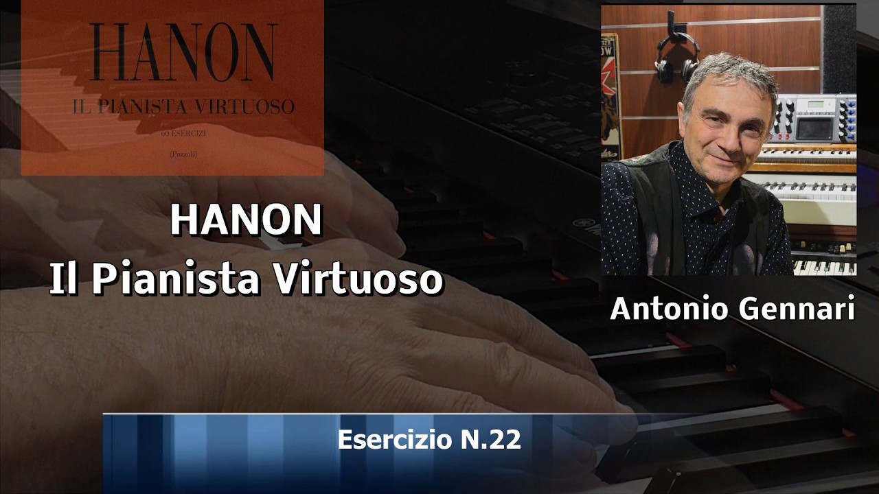 Hanon Esercizio 22 - Versione Free Youtube
