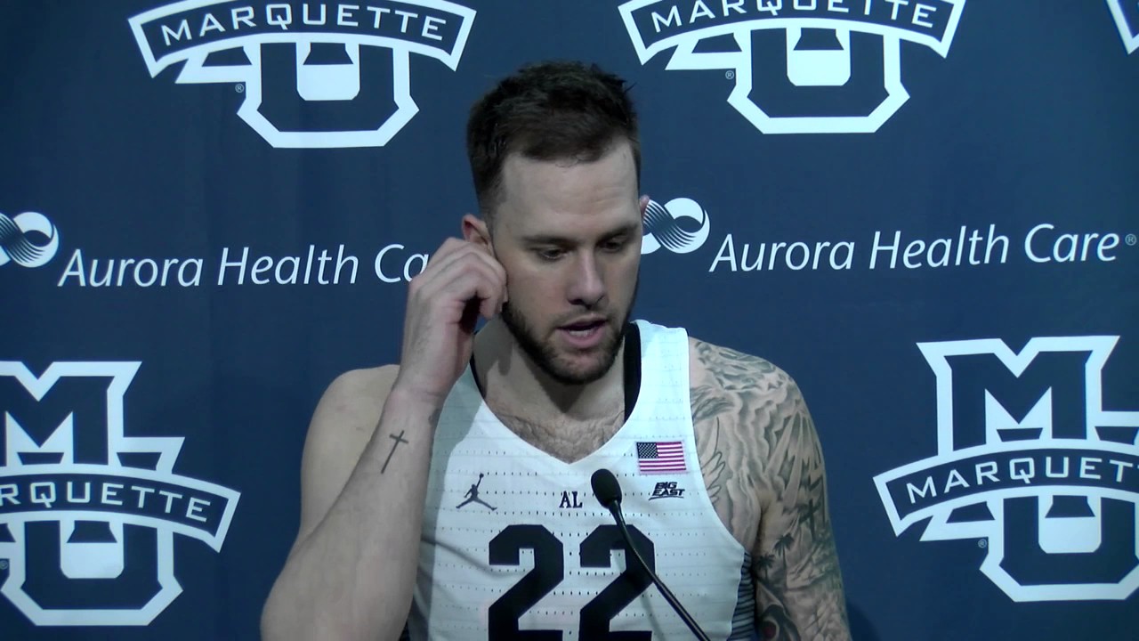Katin Reinhardt Postgame: Marquette 74, # 1 Villanova 72 - Jan. 24, 2017