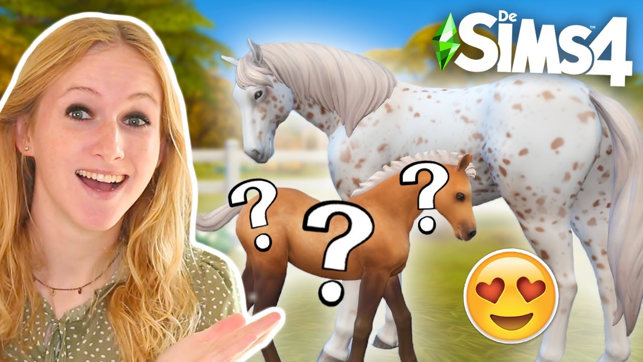 Mijn eigen VEULEN is eindelijk GEBOREN! 🥹❤️ *Sims 4*