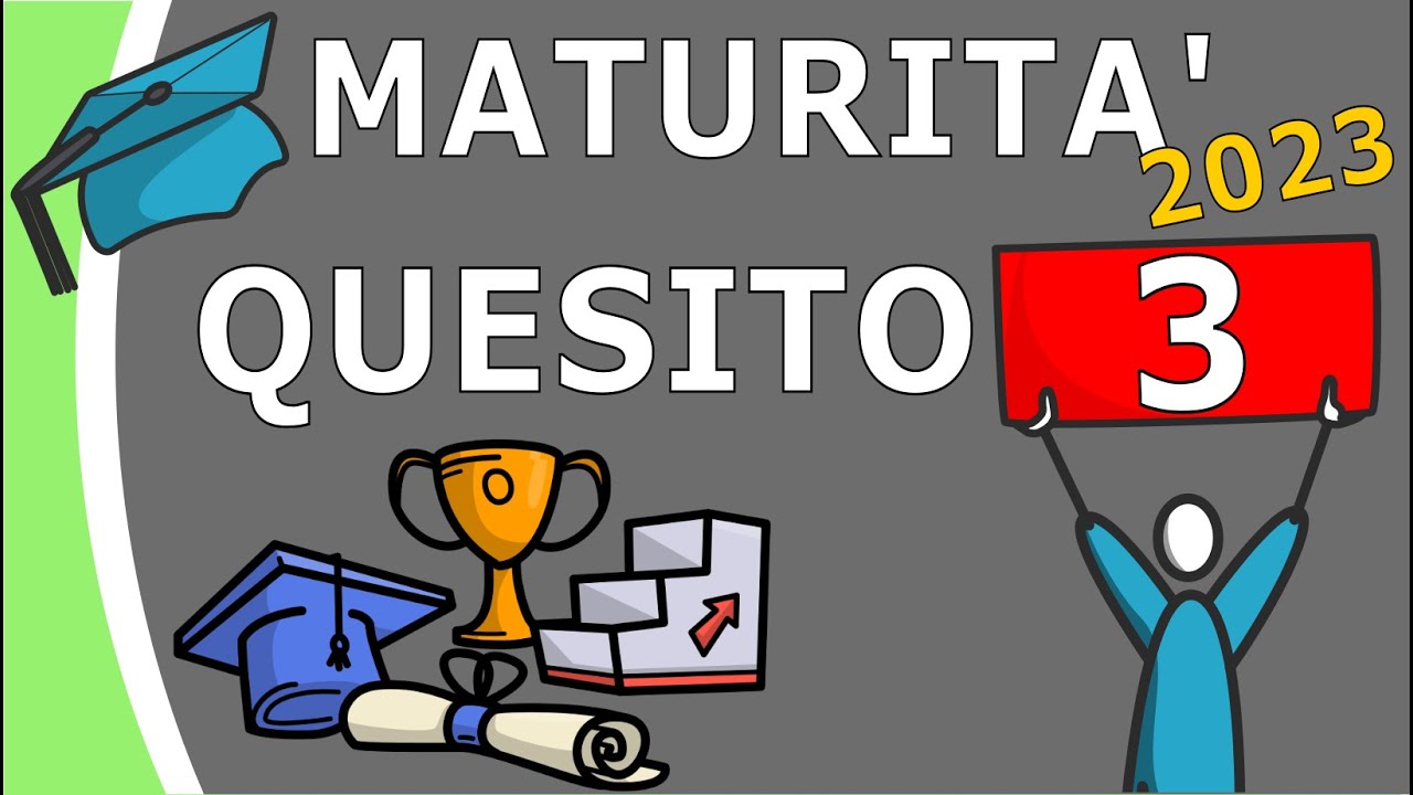 Maturità Matematica 2023 : Quesito #3