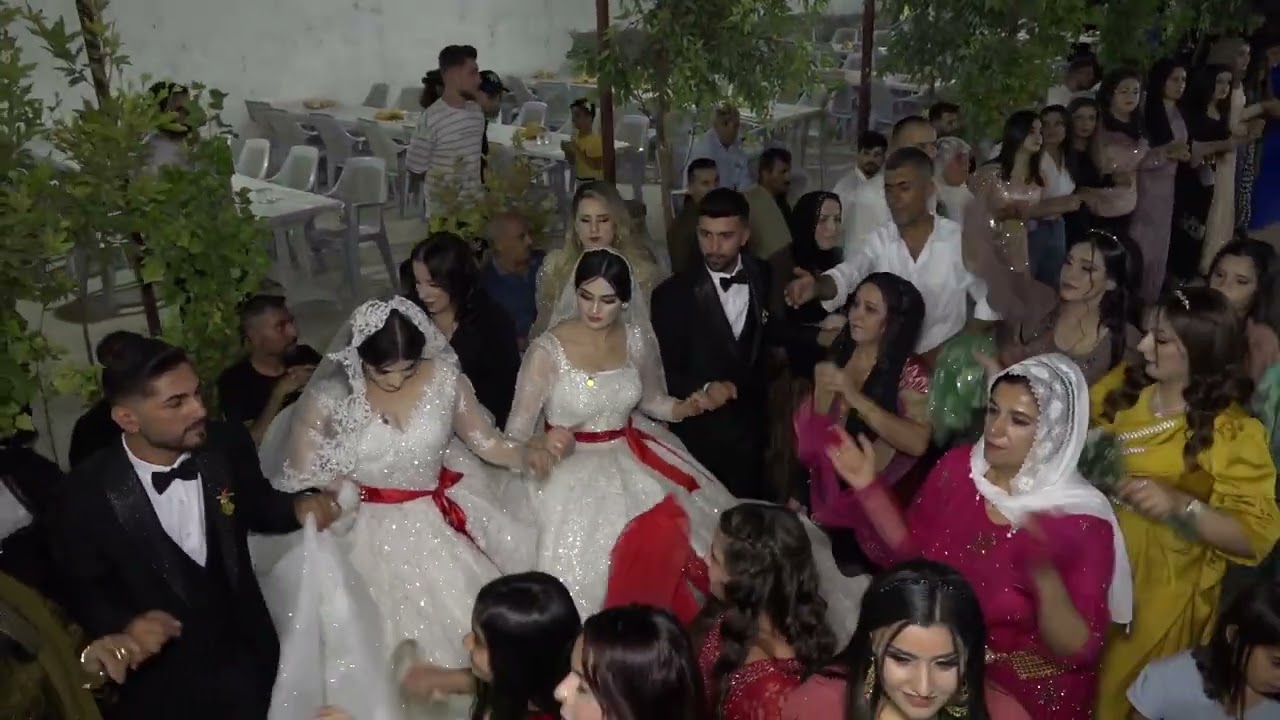 2 Gelin 2 Kardeş Damat Aybi Ailsinin Görkemli Düğünü Part 2 ( Grup Musa Silopi ) 2022