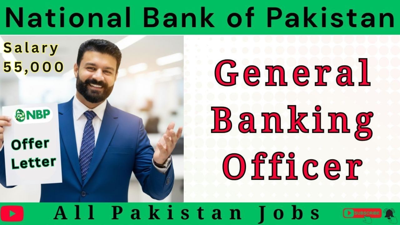 National Bank Jobs 2026 | General Banking Officer OG-III | Online Apply Complete Guide -Bank Jobs