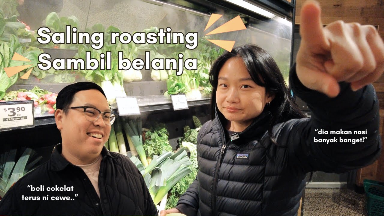 Realita belanja mingguan pasangan suami istri.