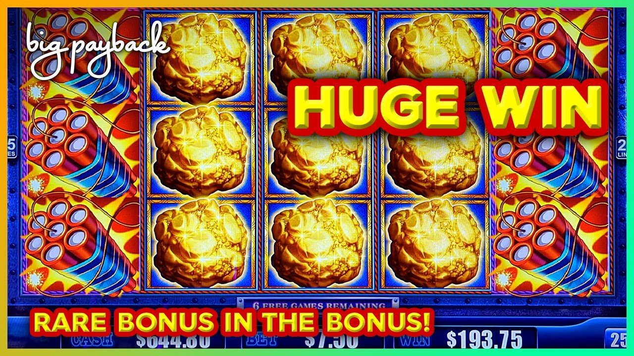 RARE BONUS in the BONUS → HUGE WIN on Eureka Treasure Train Slots!