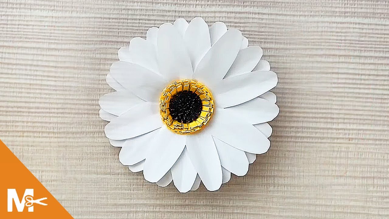 ► Cómo hacer FLORES GERBERA DE PAPEL Origami en MINUTOS 🏵️