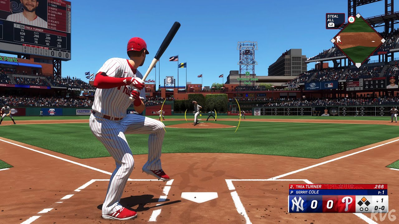 MLB The Show 24 - New York Yankees vs Philadelphia Phillies - Gameplay (PS5 UHD) [4K60FPS]