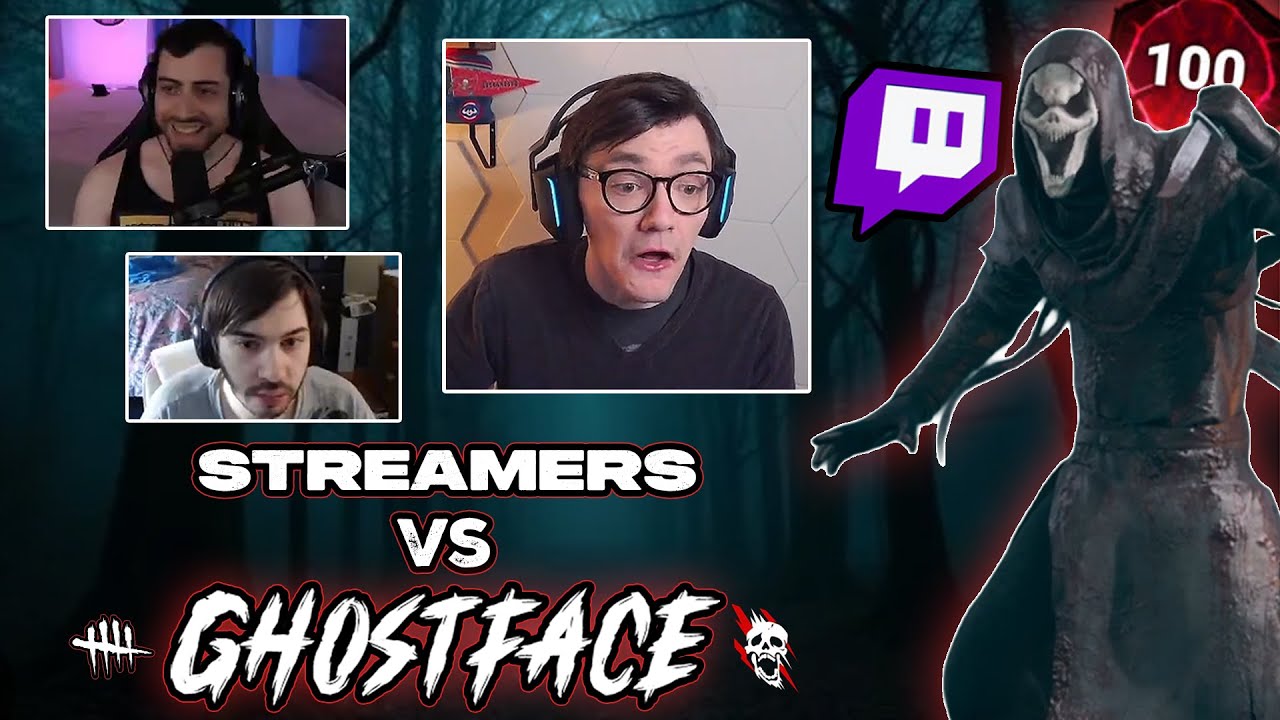 FACING Streamers as GHOSTFACE - Reaction Compilation | Dead by Daylight