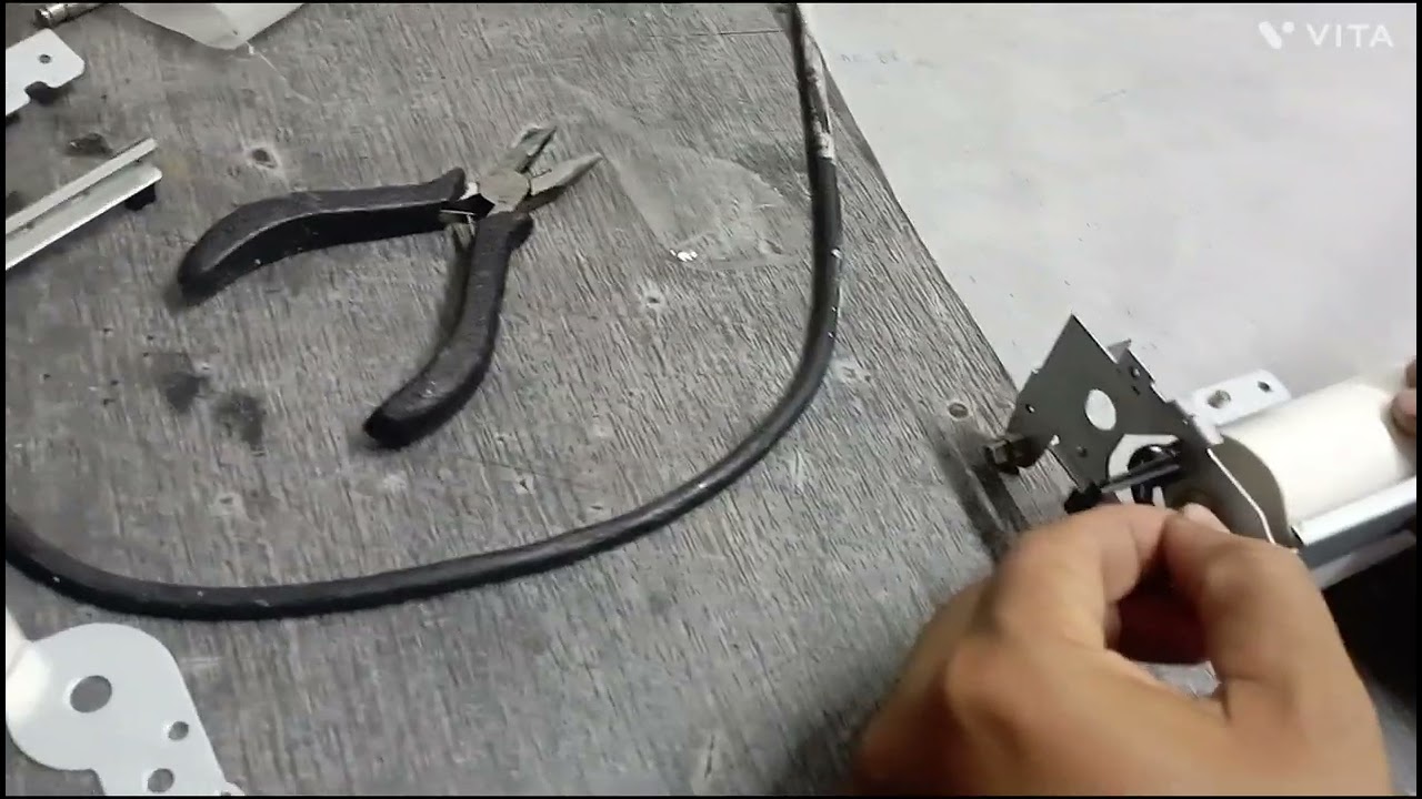como poner la mantilla fusora (web de limpieza) de ricoh MP 4002
