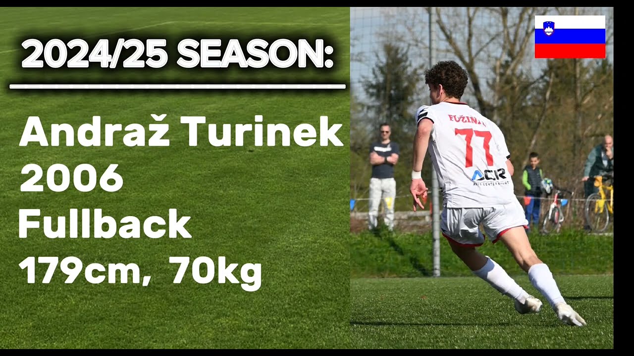 Andraž Turinek - fullback - Nk Fužinar - 2024/25 season - highlights