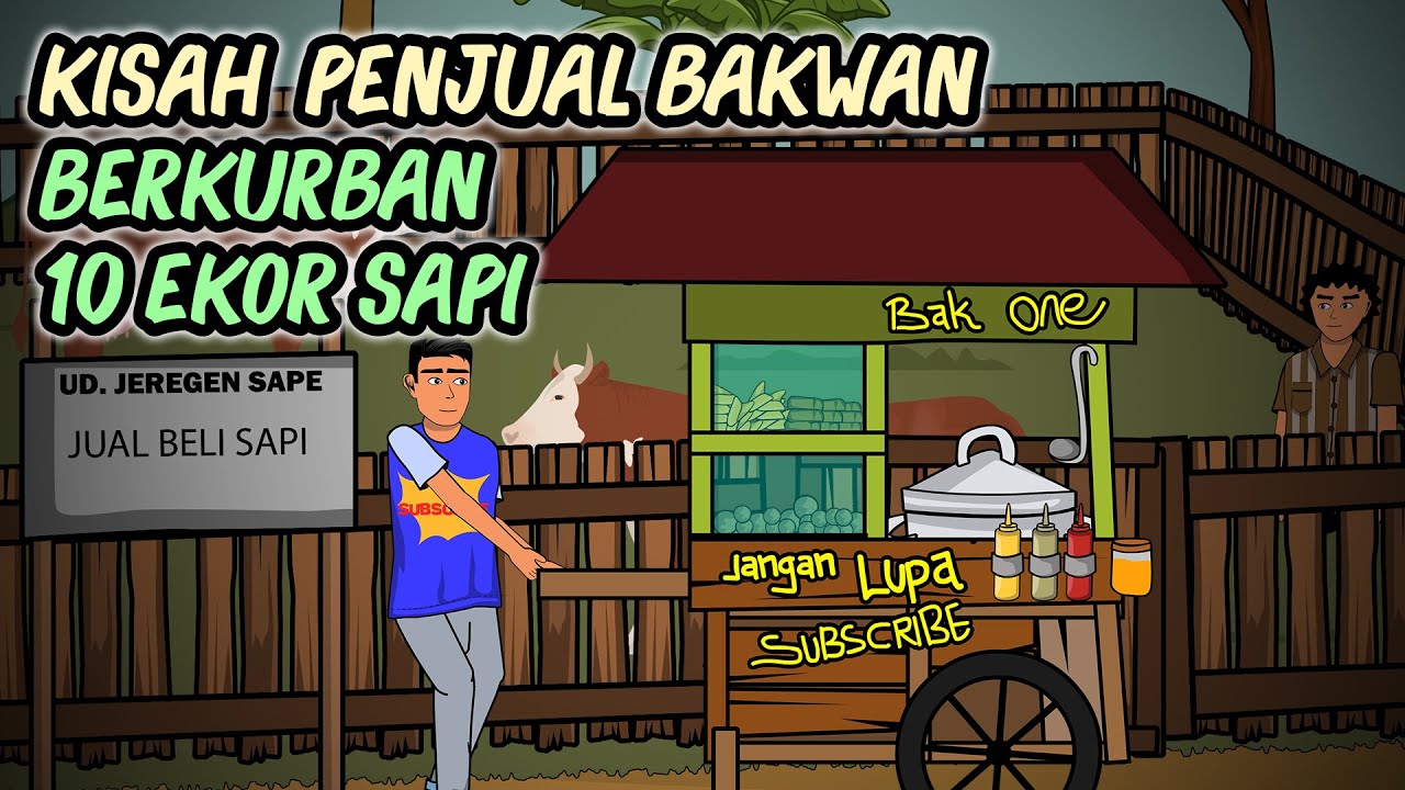 TUKANG BAKWAN BERKURBAN 10 EKOR SAPI || SEMPAT DIREMEHKAN KARENA HANYA TUKANG BAKWAN