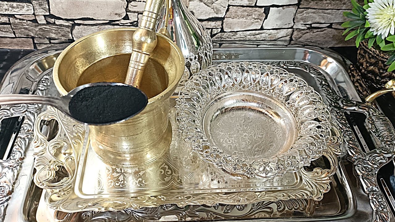 وداعا لصدأ صواني التقديم واواني النحاس👋بمكون رخيص يزيل صدأ سنوات بدون حك وتعب😱ازالة الصدأ من الاواني