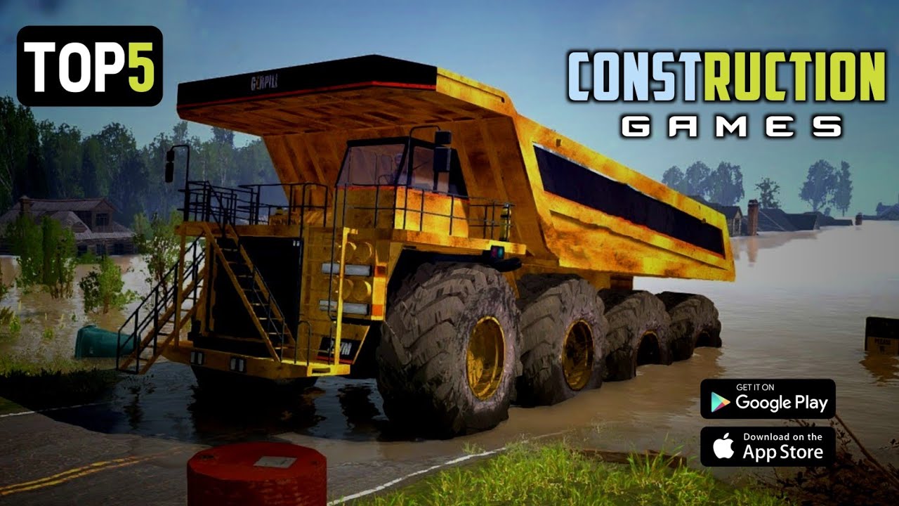 Top 5 Construction Games for android 2022 | Best Construction simulator games for android