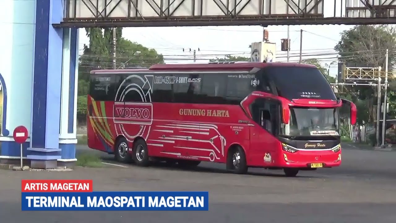 ARTIS MAGETAN Berangkat Ke Bali Bus Gunung Harta Terminal Maospati