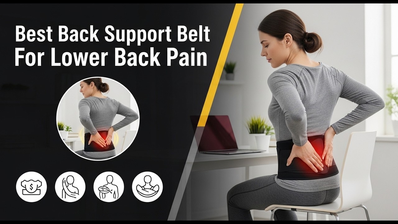 Best Back Support Belt For Lower Back Pains | Best Back Support Belts for Lower Back Pain Relief