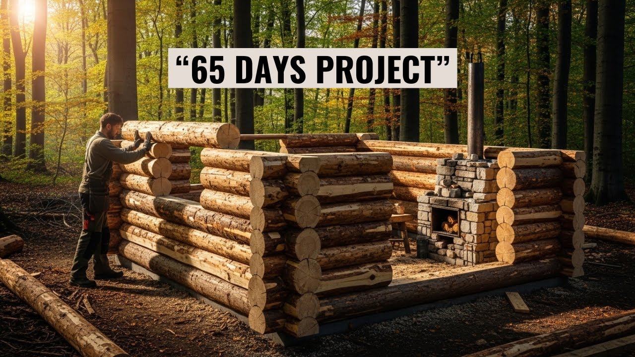 Want to Build a Log House with a Stove? Watch This NOW