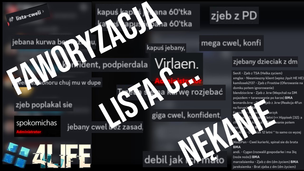 [4Life] MTA - Administracja 4life nęka graczy! Szokujące wiadomości...