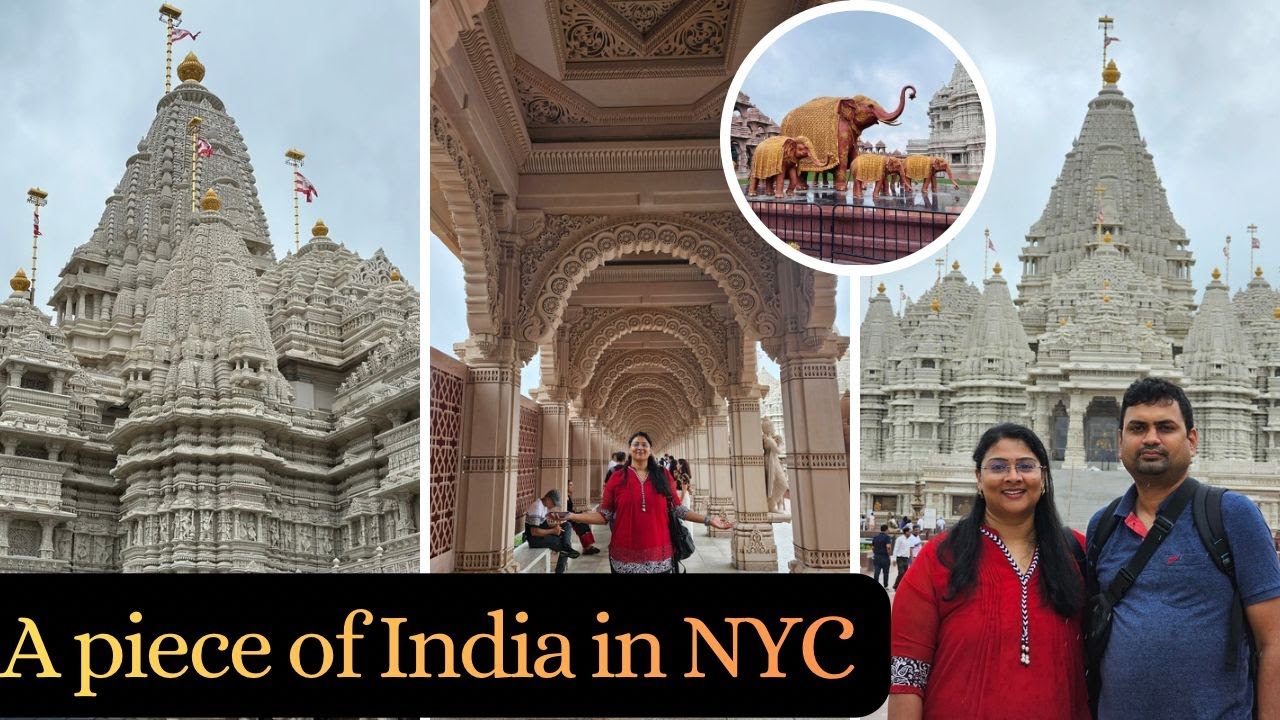 Akshardham New Jersey 🇺🇸 | Peaceful Hindu Temple in USA | Tamil Family Vlog
