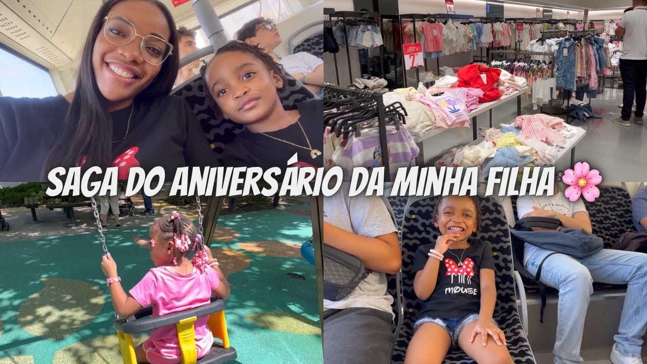 Começou a saga do aniversário da minha filha 🌸 entre risos, parques e compras 🎉 | NOVAS AVENTURAS!🇵🇹