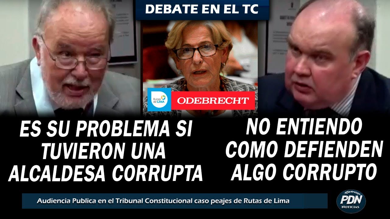 RAFAEL LOPEZ ALIAGA VS RUTAS DE LIMA: DEBATE EN EL TC POR LOS PEAJES DE VILLARAN ODEBRECHT
