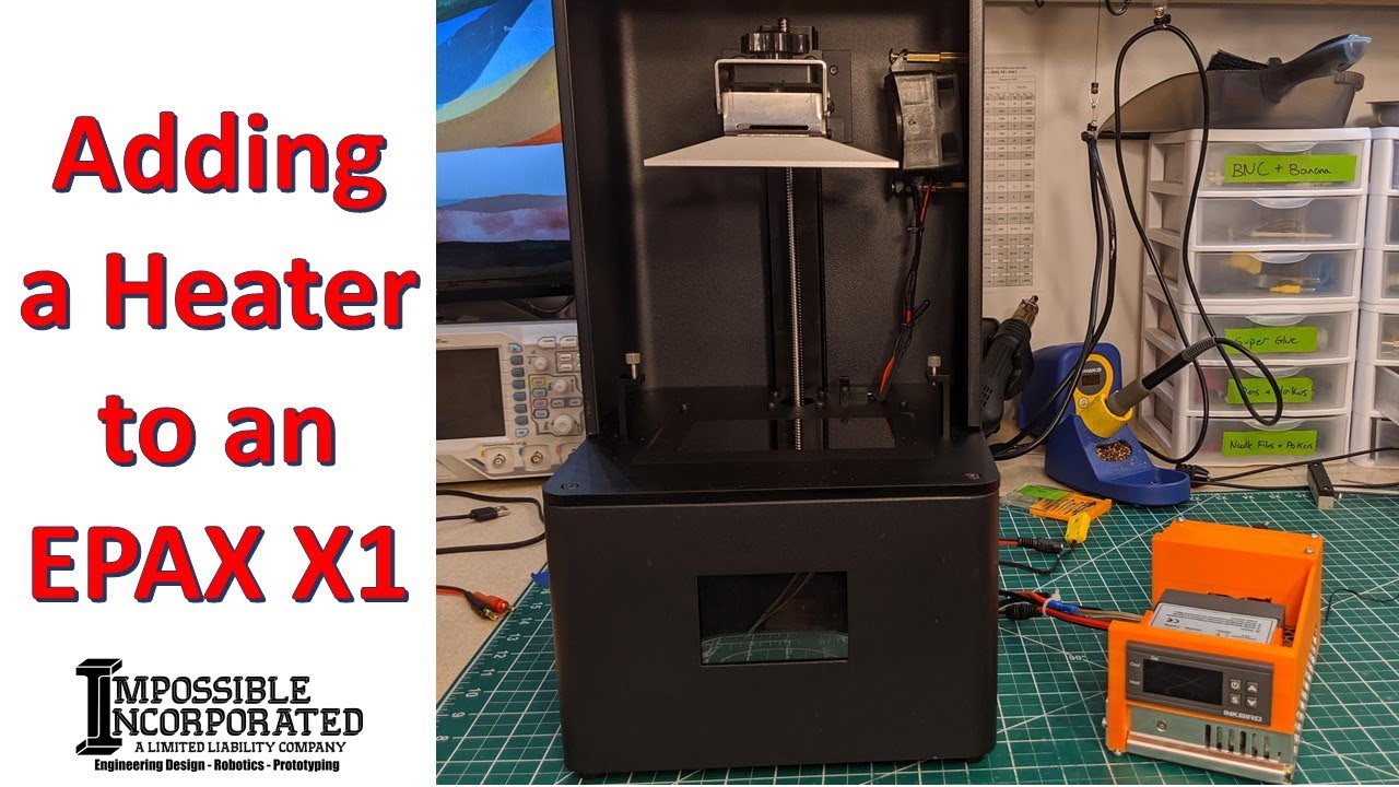 Adding a Heater to an EPAX X1 Resin Printer