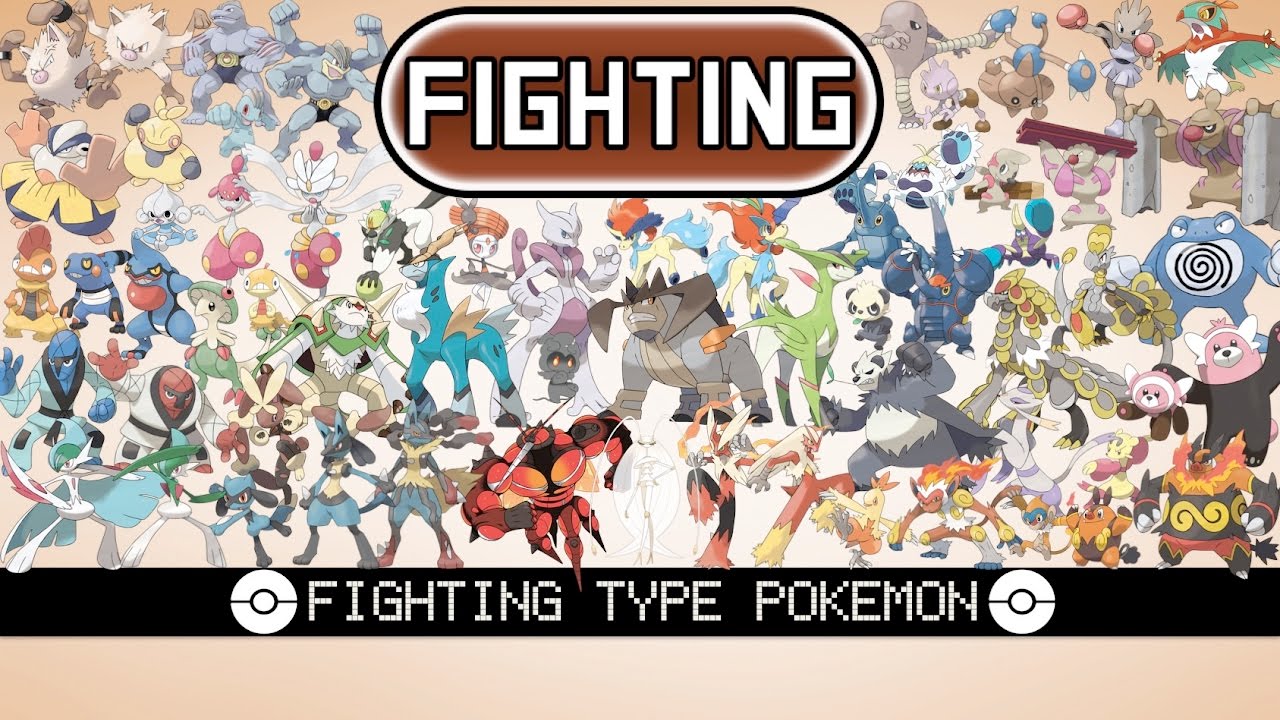 All Fighting Type Pok&eacute;mon