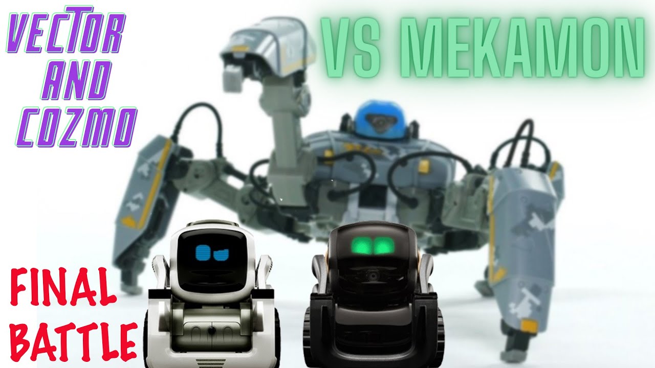 COZMO & VECTOR VS MEKAMON the spider robot - FINAL BATTLE 2021 - REMIX 4K