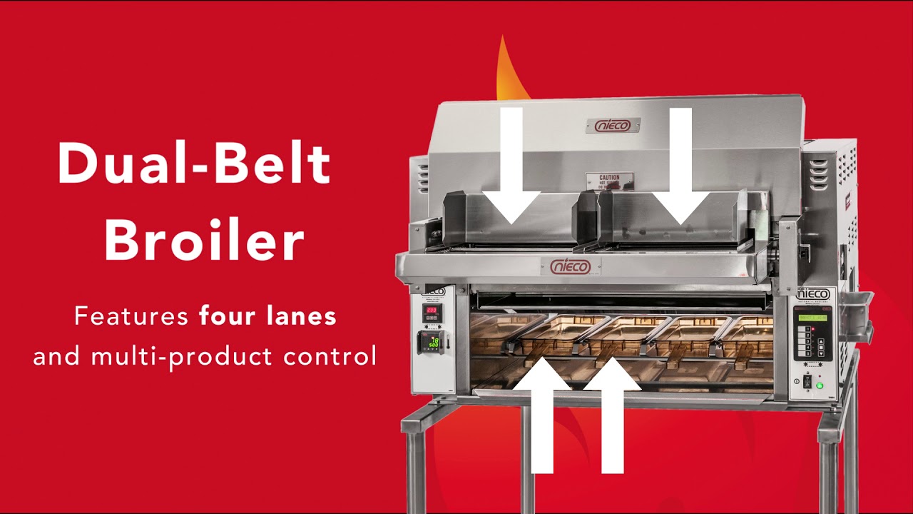 Nieco Energy Efficient Restaurant Broilers - Burger King