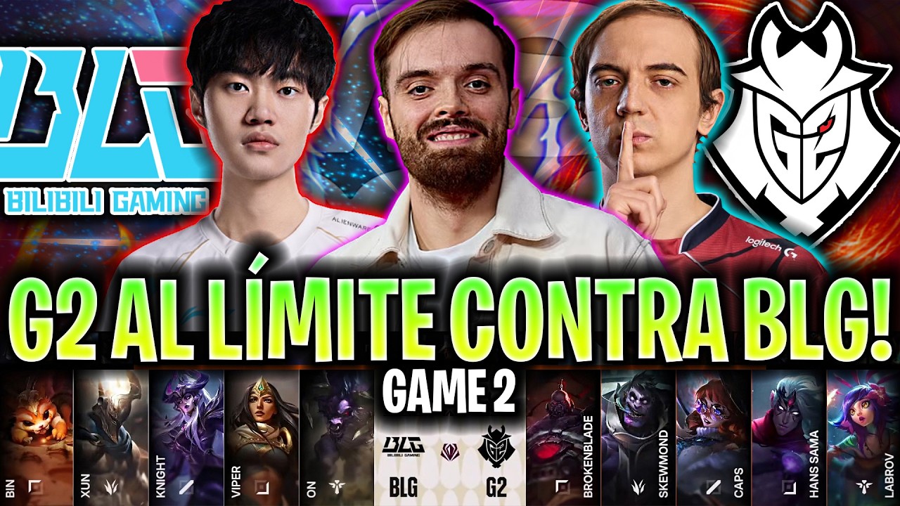 IBAI CASTEA A G2 AL LÍMITE CONTRA EL NIVEL DE BLG!😱 - BLG vs G2 Game 2 FIRST STAND 2026 DÍA 3 IBAI