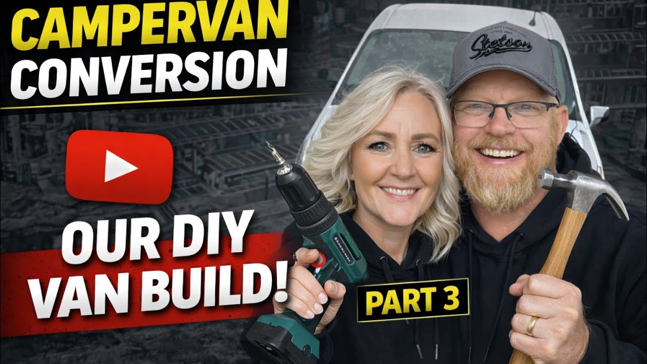 CAMPERVAN CONVERSION - Here's Part 3 of our Vauxhall Movano's journey from crew van to Campervan