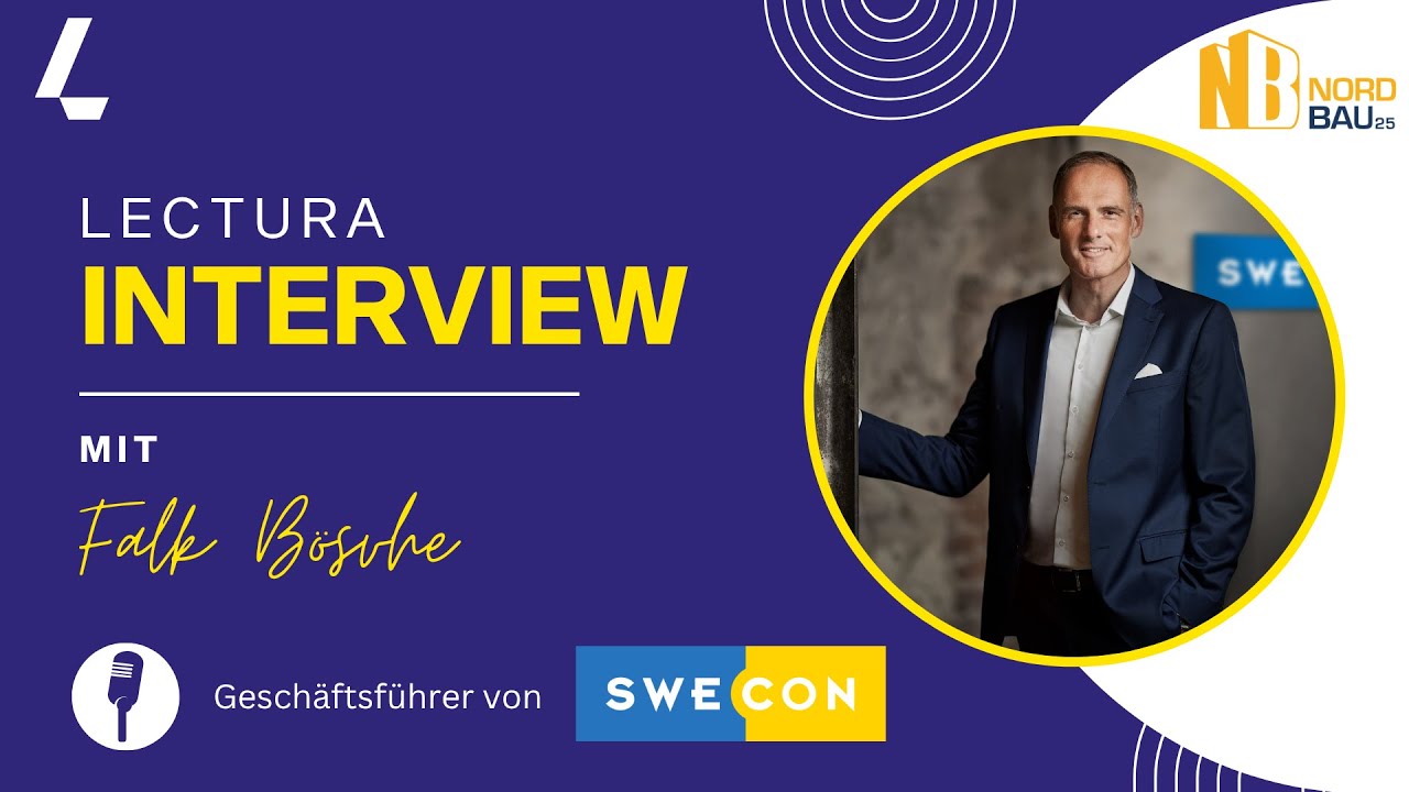 Videointerview: Falk Bösche, Swecon über die NordBau 2025