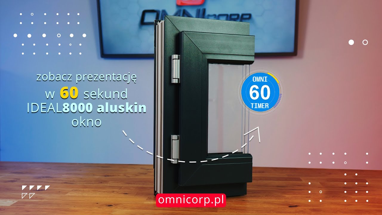 IDEAL8000 Aluplast z nakładką Aluskin - omnicorp.pl