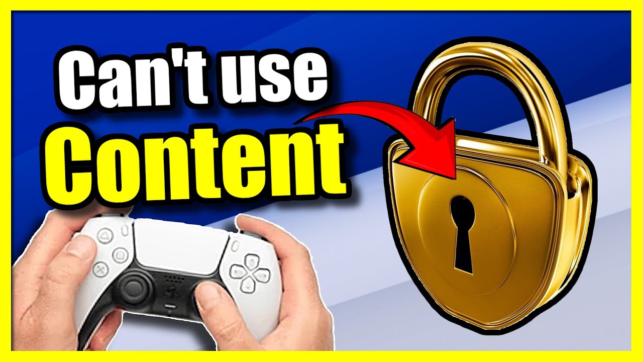 How to Fix Cannot Use Content Error on PS5 & Restore Licenses (Easy Method)
