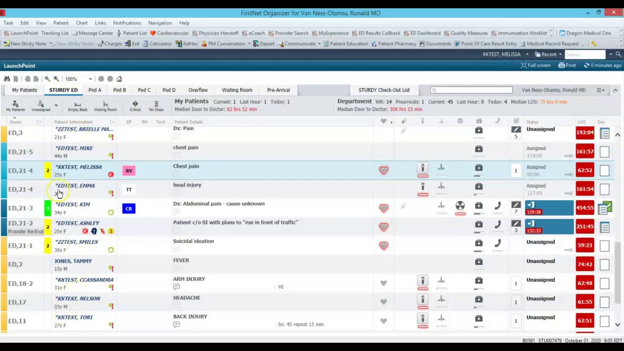 CERNER ED Workflow 1 of 3