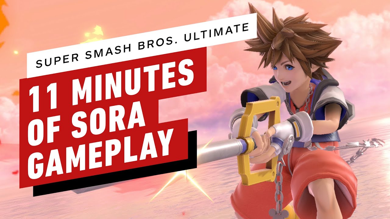 Super Smash Bros. Ultimate - 11 Minutes of Sora Gameplay