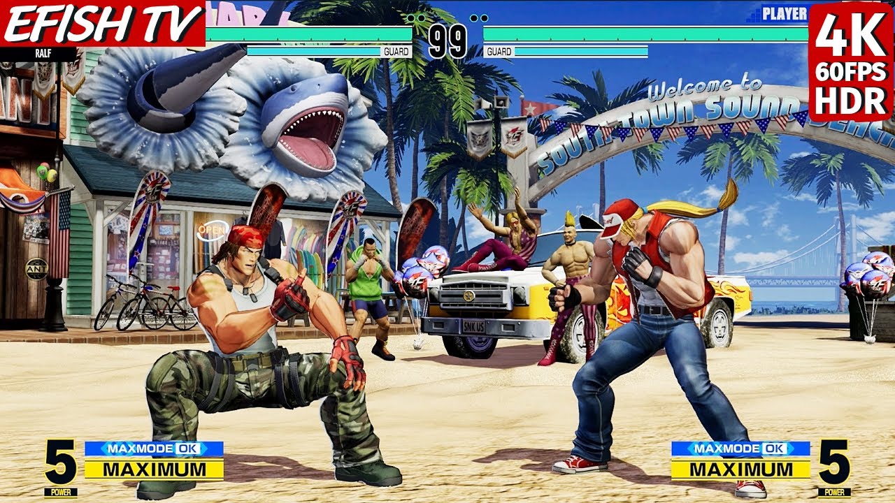 Ralf Jones vs Terry Bogard (Hardest AI) - KOF XV