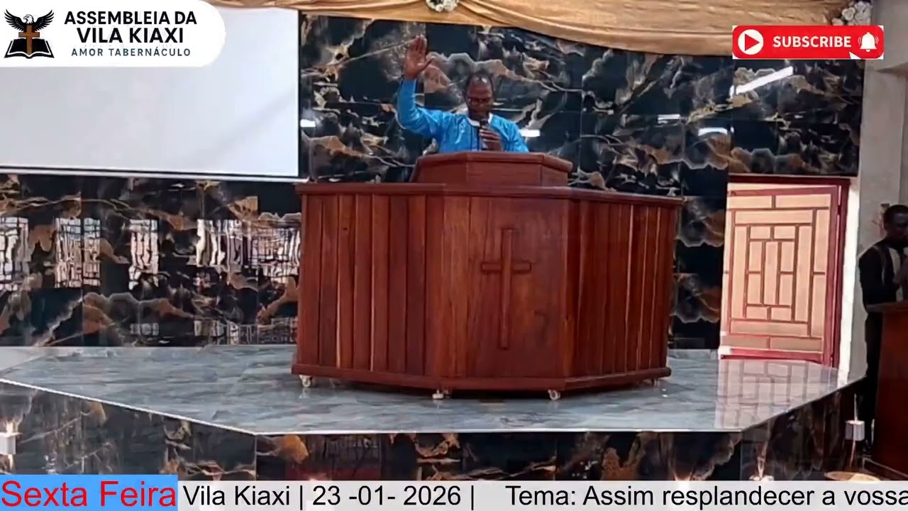 Sexta-feira23/01/2026|Assim Resplandeça a Vossa Luz |Mateus 5:13–16 Pregador Pitra do Cabinda