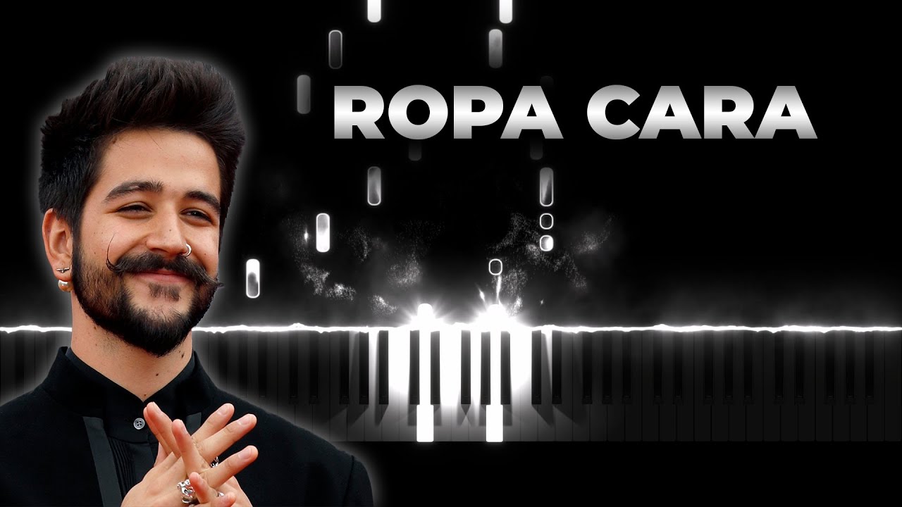Camilo - Ropa Cara - piano cover, instrumental karaoke