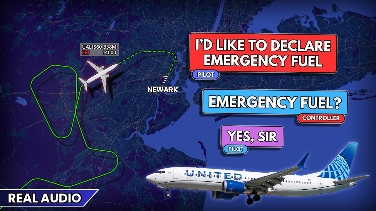 Fuel Emergency. United Boeing 737 MAX 8 needs to land at Newark without delay. Real ATC