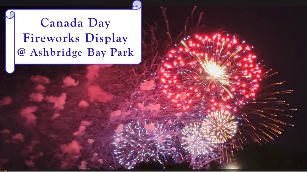 Canada Day Fireworks Display at Ashbridge Bay Park