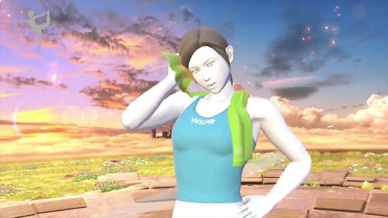 Super Smash Bros. Ultimate:  Wii Fit Trainers - Spanish (PAL Region)