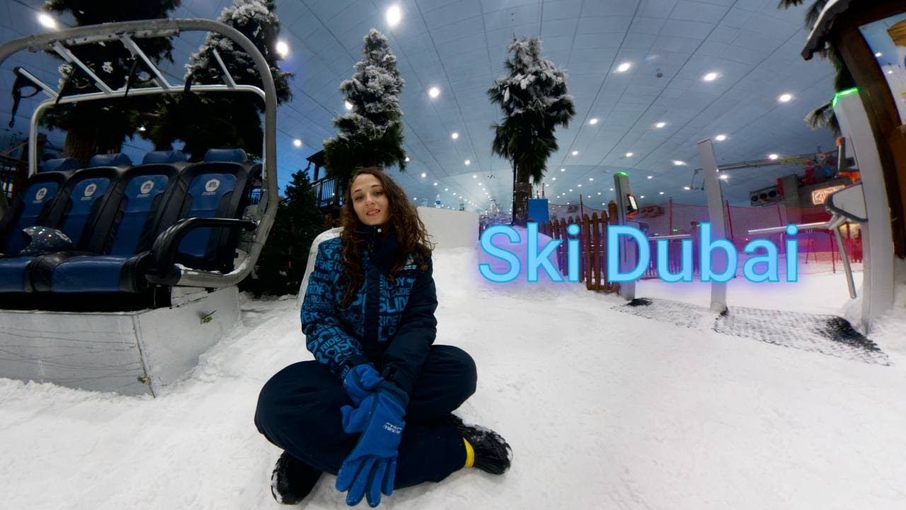 Ski DUBAİ snow park in desert  |  Ski Dubai Mall of The Emirates Full tour |4K| Video