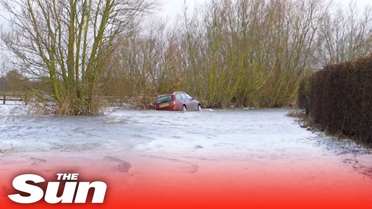 Flooding hits part of the UK causing travel chaos after heavy rainfall