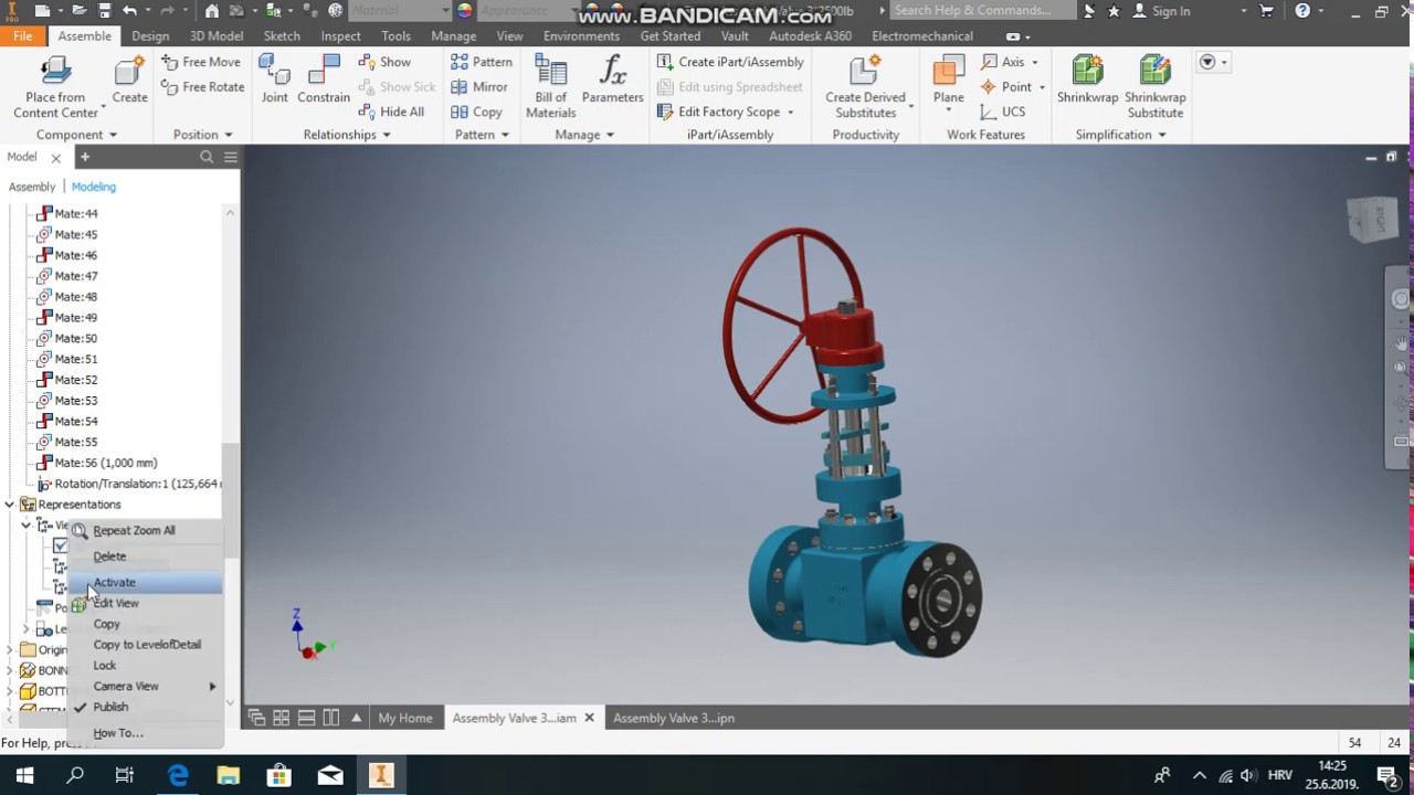 High pressure Globe Valve 3¨2500lb - Inventor presentation