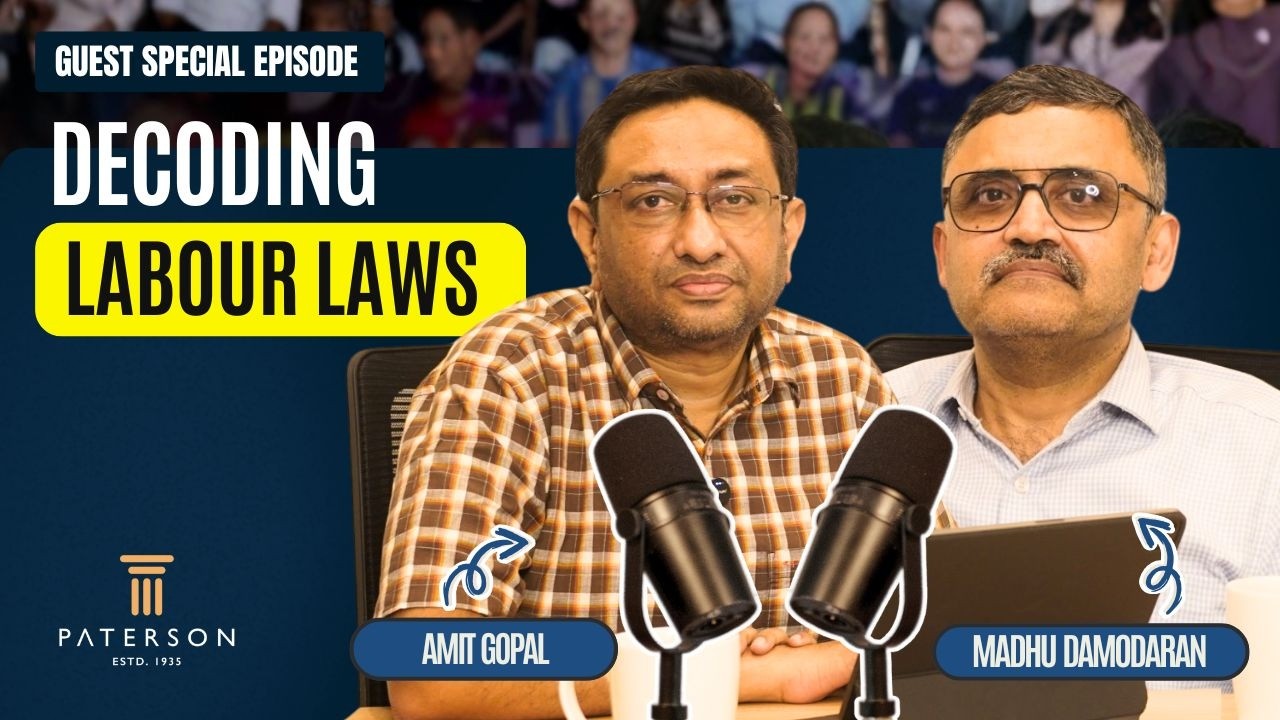 Employment Law Expert Madhu Damodaran Decodes Labour Laws | Paterson Guest Episode