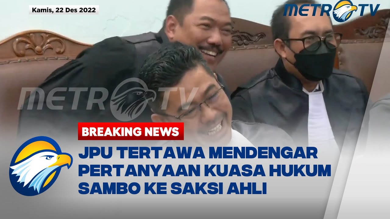 Pertanyaan Kuasa Hukum Sambo Membuat Saksi Ahli dan JPU Tertawa