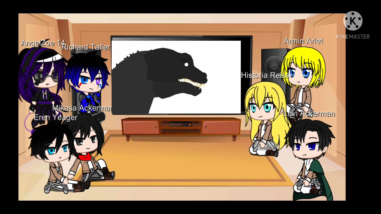 Aot react to If Godzilla was in Pacific rim Slick