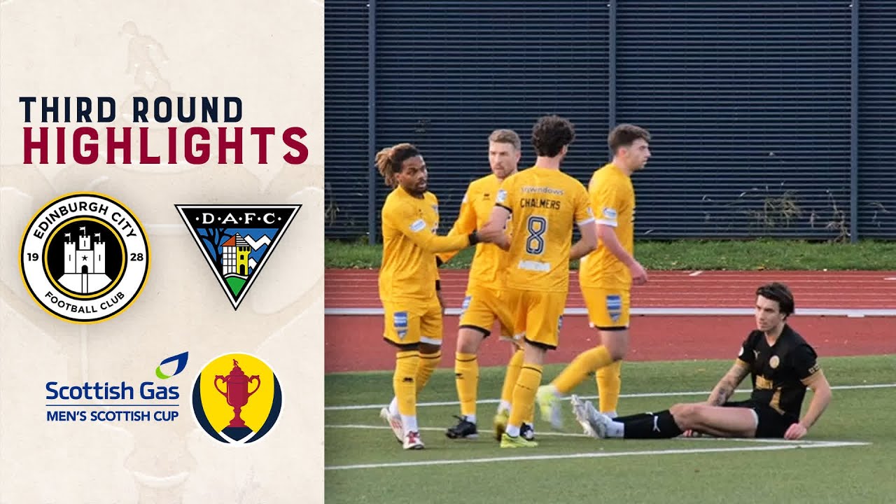 Edinburgh City 1-2 Dunfermline Athletic | Third Round | Scottish Gas Men's Scottish Cup