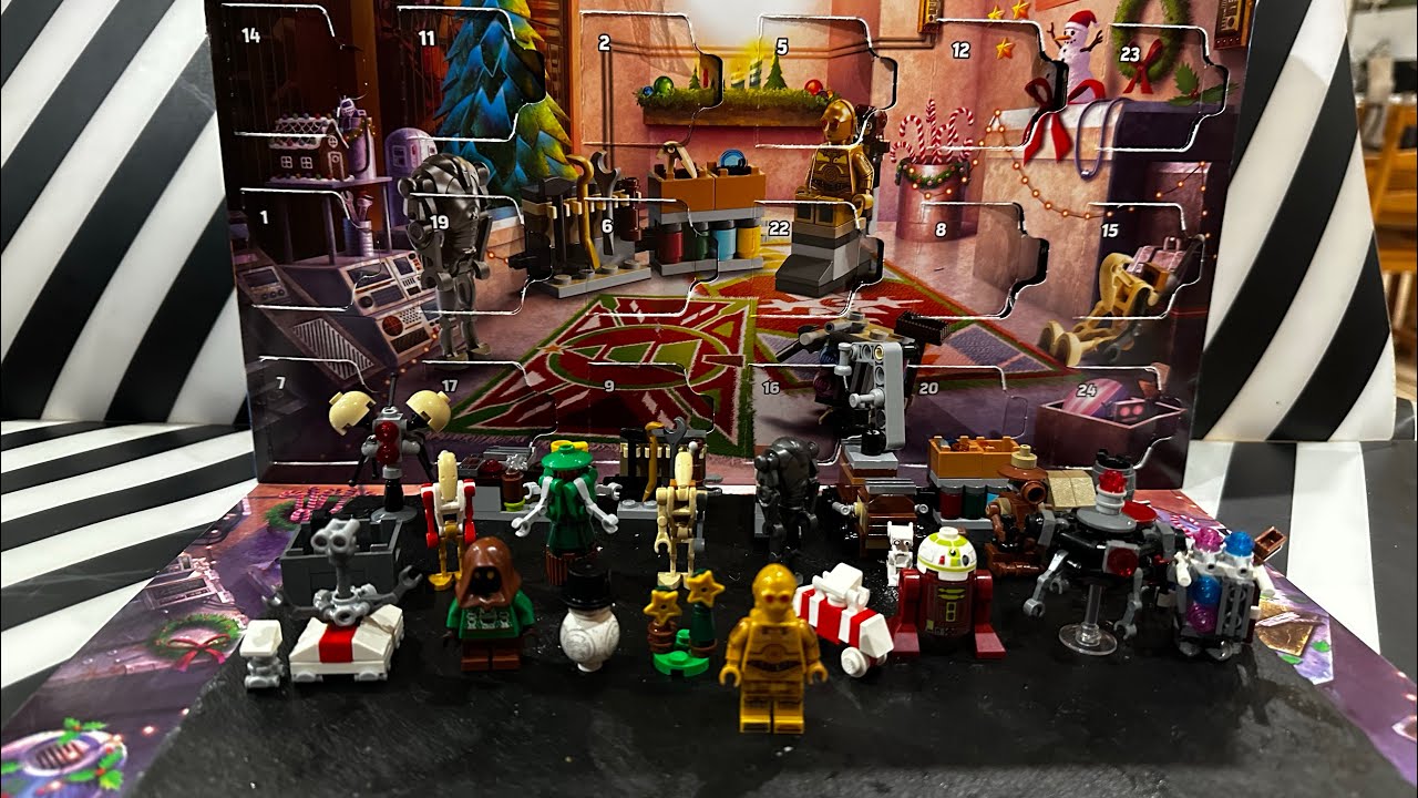 Reviewing and Rating Lego Set 75418 Star Wars Advent Calendar 2025 with BB8, Christmas Tree & C3PO