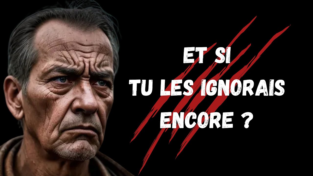 : Il m’a fallu une vie entière pour comprendre ces lois de vie