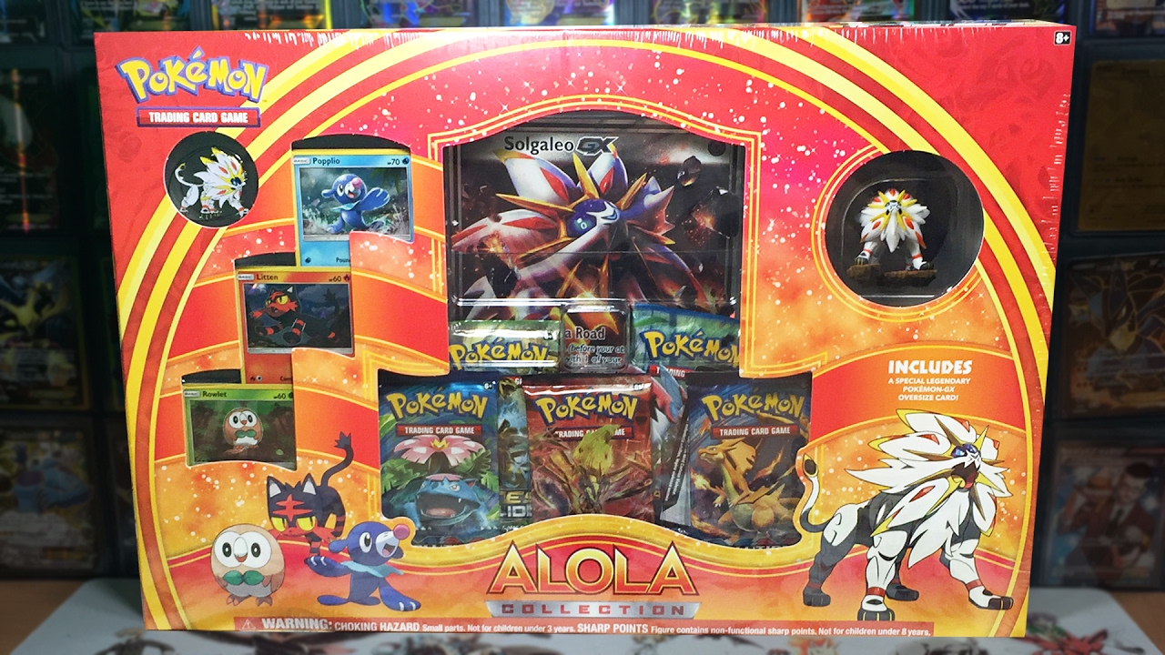 THIS BOX IS HUGE! Solgaleo Alola Pokemon Collection Box Opening!!